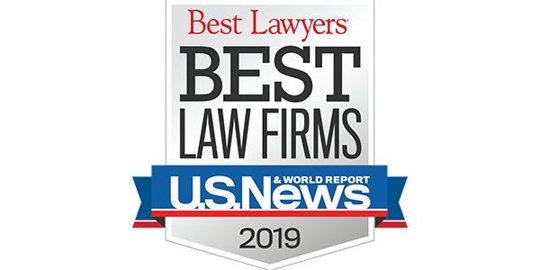 Kinnard Law Earns Tier 1 Ranking in 2019 List of Best Law Firms