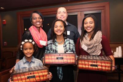 Young attendees at the reception.