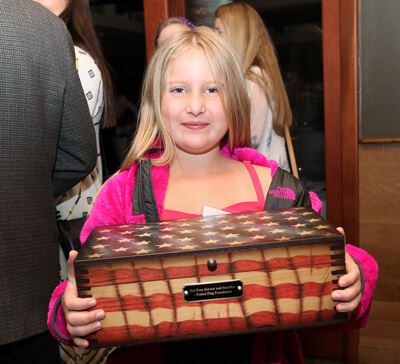 Young attendee at the reception.